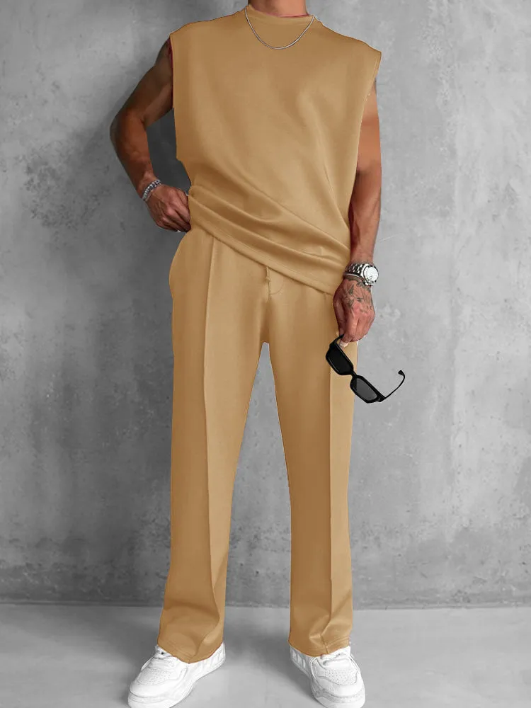 Modern Comfort Tank Top Pants Set sold by Coofandy product image thumbnail 5