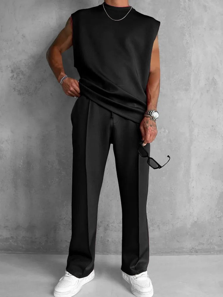 Modern Comfort Tank Top Pants Set sold by Coofandy product image thumbnail 2