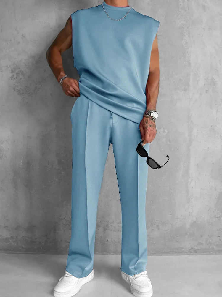 Modern Comfort Tank Top Pants Set sold by Coofandy product image thumbnail 3