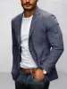 Classic Comfort Cotton Linen Blazer sold by Coofandy