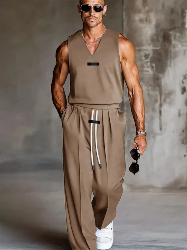 Daily Comfort Tank Top Pants Set sold by Coofandy