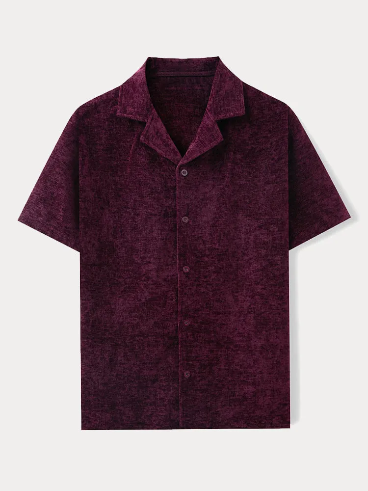 Luxury Soft Touch Chenille Shirt sold by Coofandy product image thumbnail 4