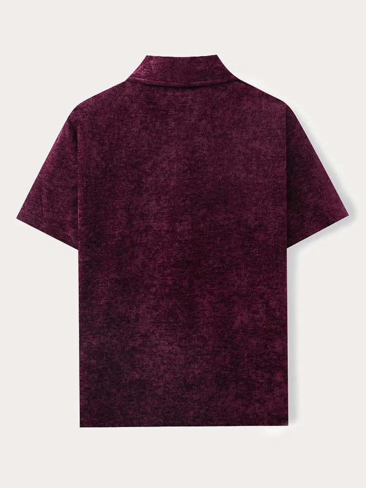 Luxury Soft Touch Chenille Shirt sold by Coofandy product image thumbnail 5