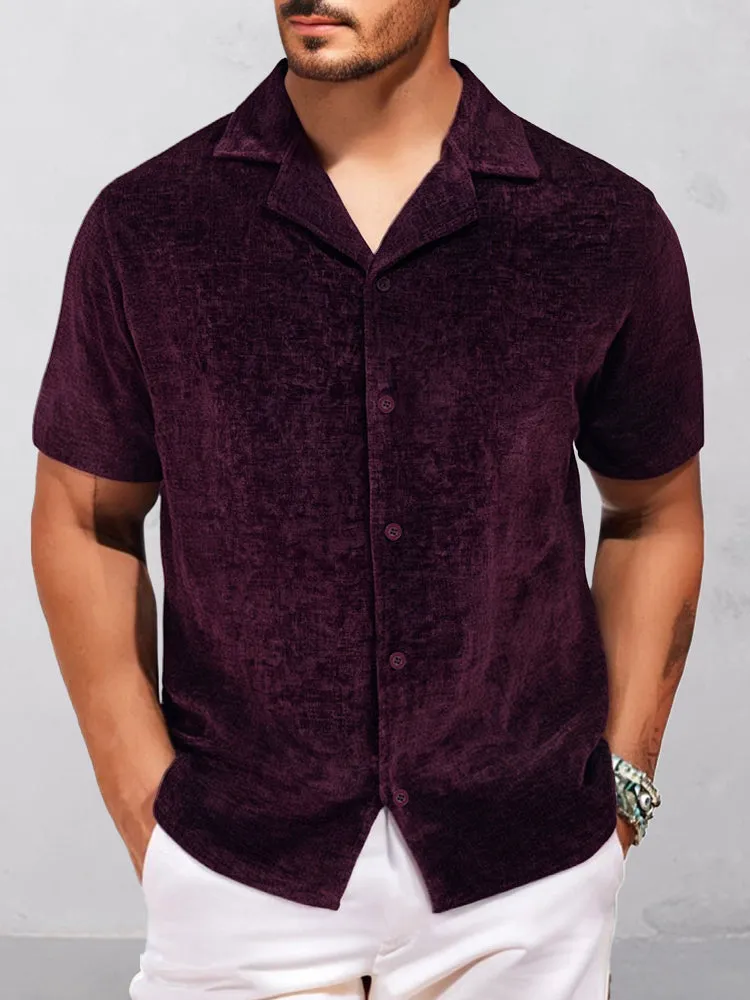 Luxury Soft Touch Chenille Shirt sold by Coofandy