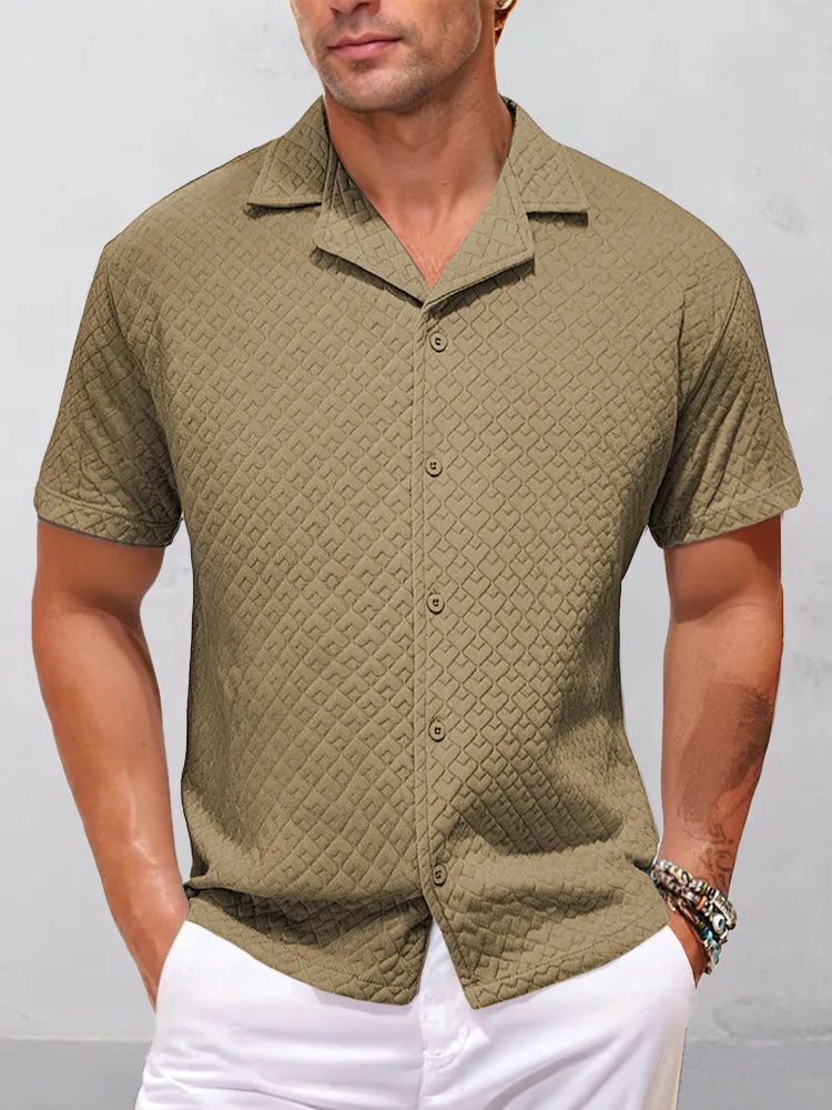 Smart Casual Textured Jacquard Shirt sold by Coofandy product image thumbnail 3