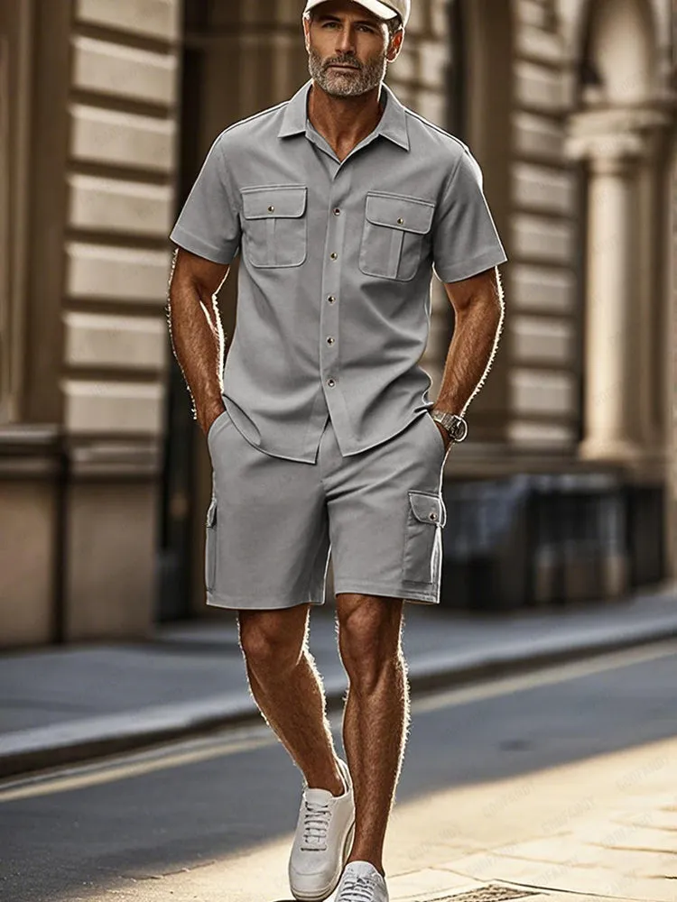 Cargo Style Cotton Causal Set sold by Coofandy product image thumbnail 2