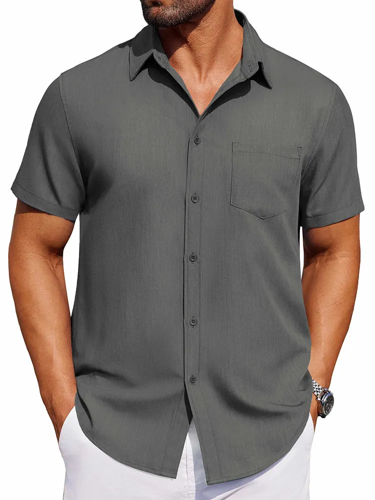 Casual Button Down Denim Shirt (US Only) sold by Coofandy product image thumbnail 5