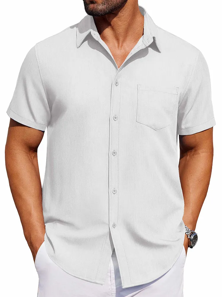 Casual Button Down Denim Shirt (US Only) sold by Coofandy