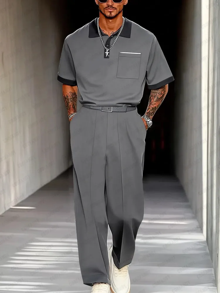 Urban Relaxed Fit Casual Set sold by Coofandy product image thumbnail 2