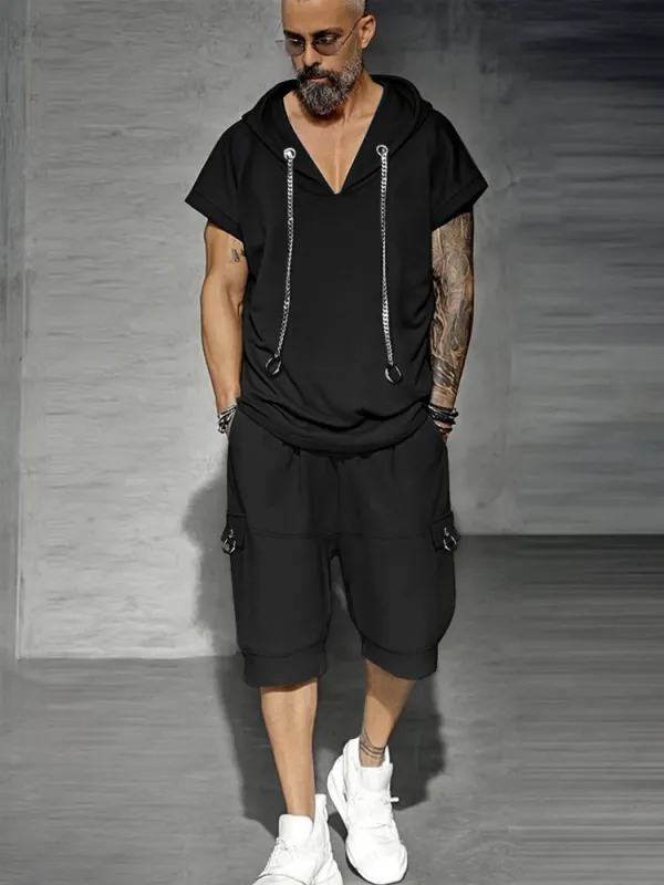 Urban Street Style Hooded Matching Set sold by Coofandy