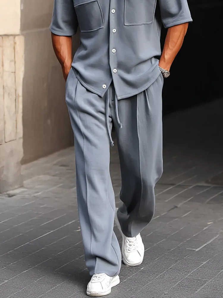 Versatile Summer Cargo Shirt Set sold by Coofandy product image thumbnail 4