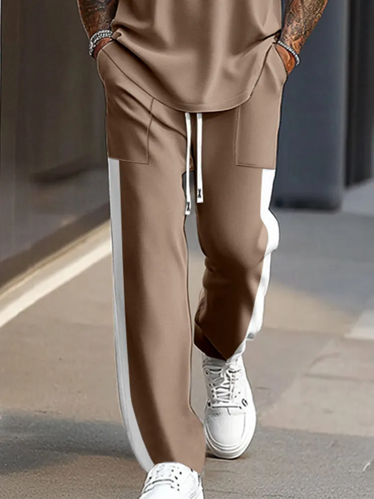 Casual Color-Blocking Sports Set sold by Coofandy product image thumbnail 4