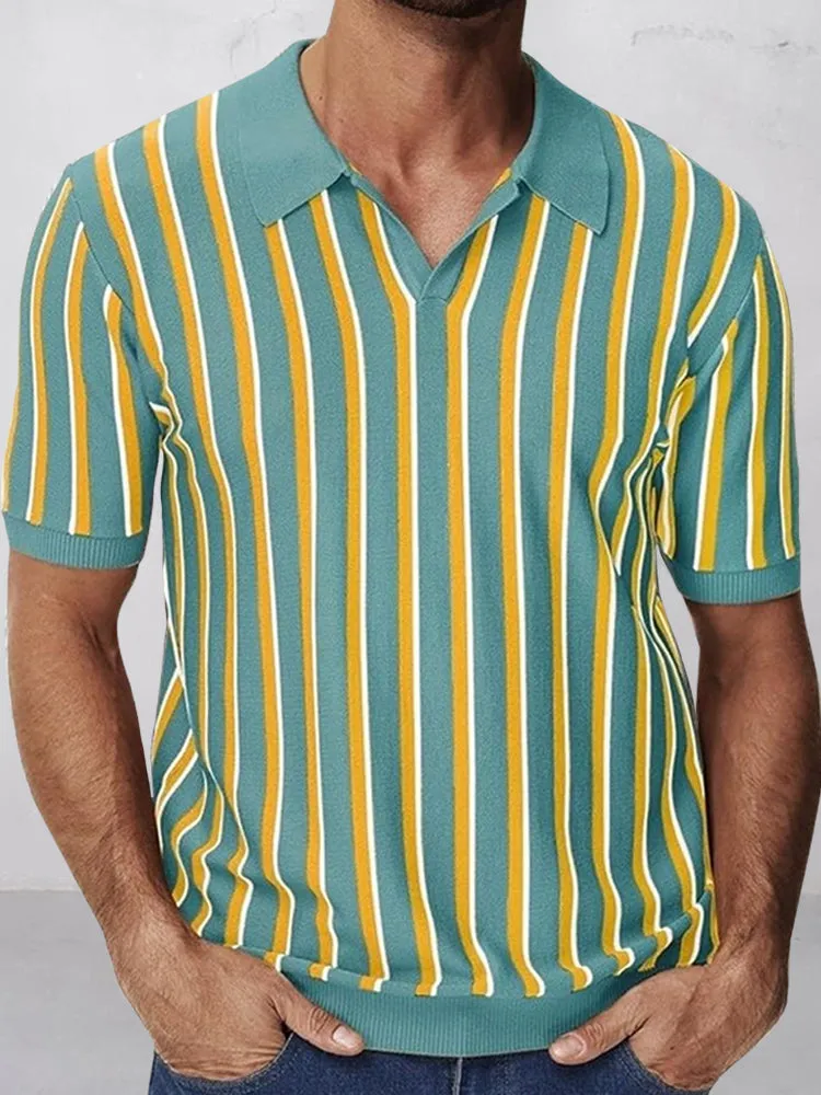 Urban Casual Stripe Knit Top sold by Coofandy product image thumbnail 2