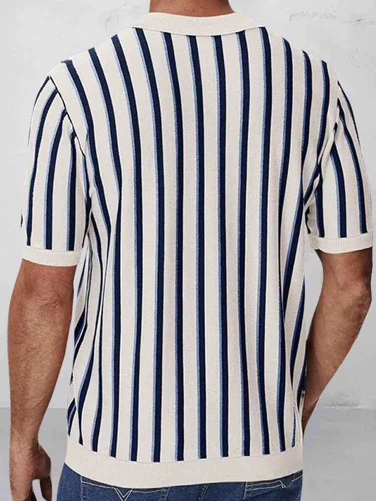 Urban Casual Stripe Knit Top sold by Coofandy product image thumbnail 5