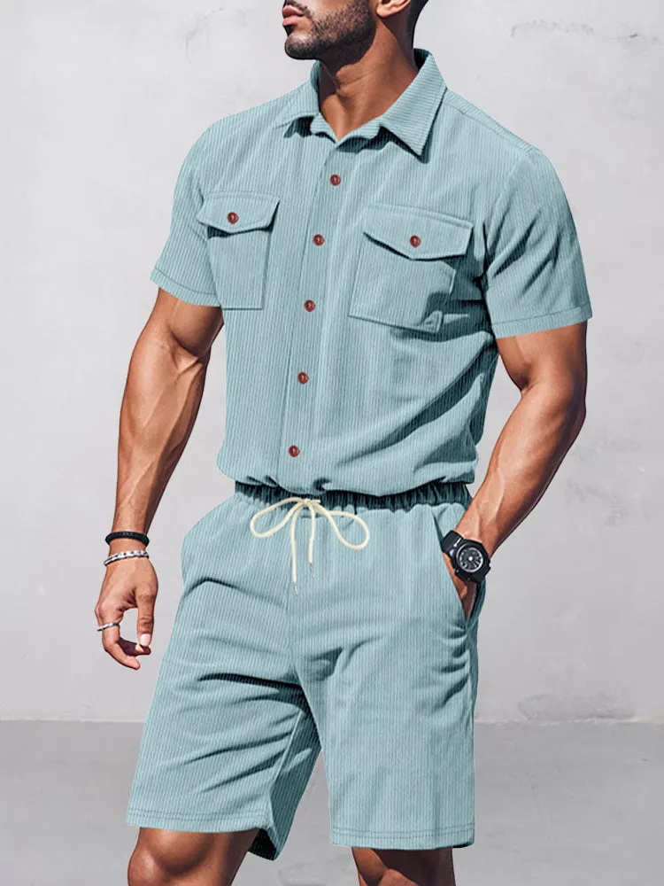 Refined Comfort Corduroy 2-Piece Set sold by Coofandy