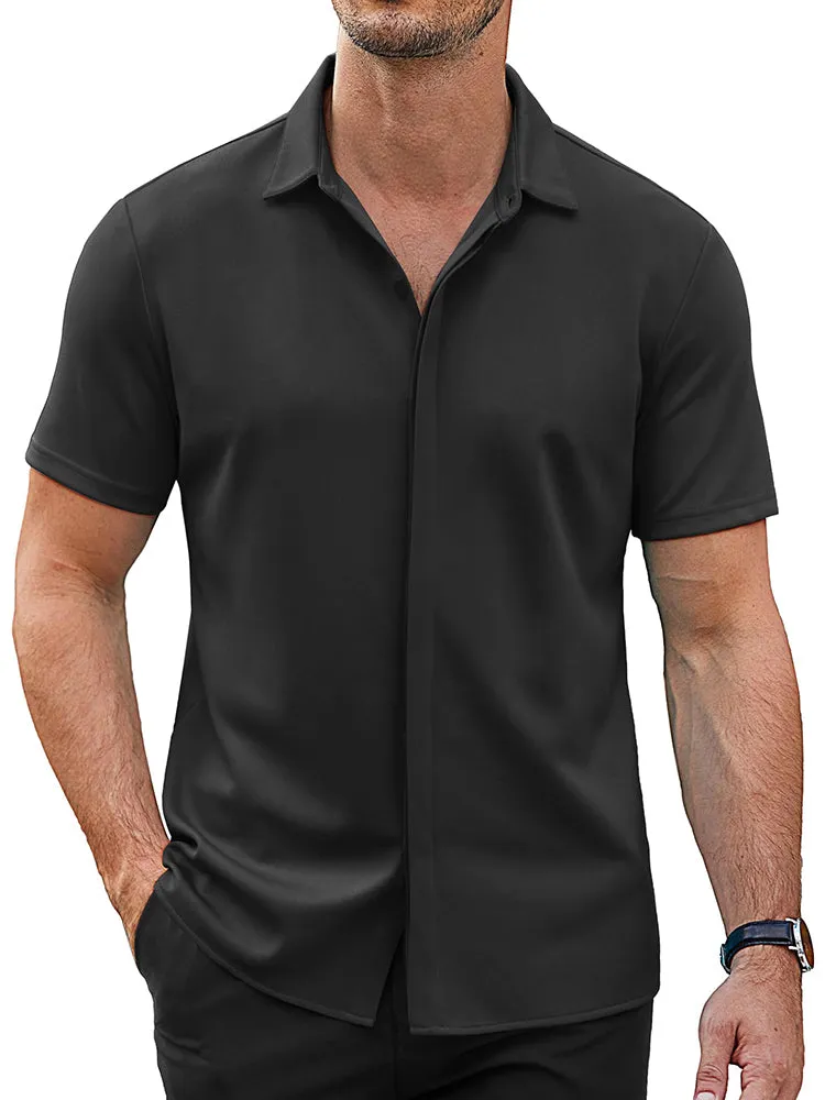Casual Summer Wrinkle Free Dress Shirt (US Only) sold by Coofandy product image thumbnail 4