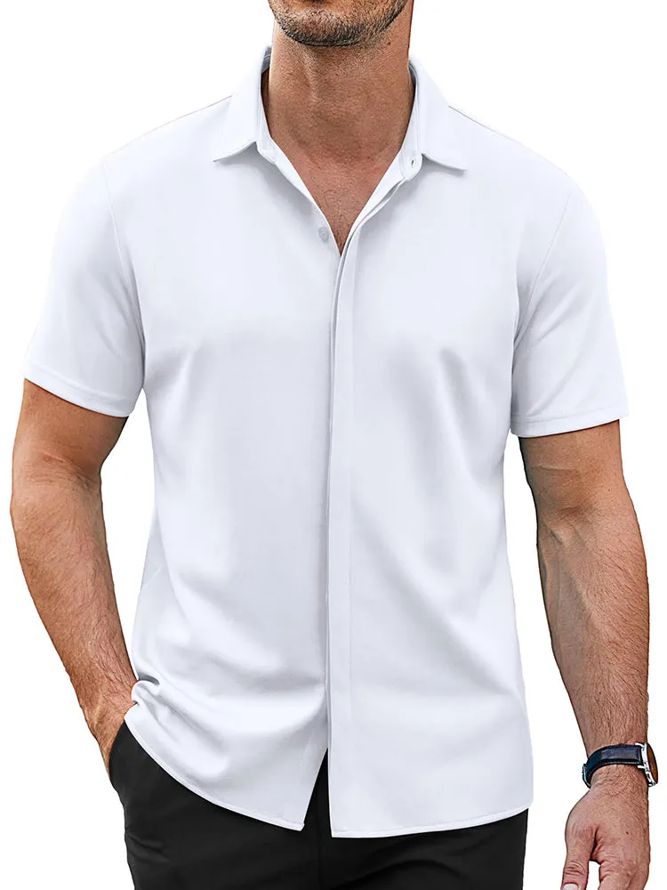 Casual Summer Wrinkle Free Dress Shirt (US Only) sold by Coofandy product image thumbnail 2