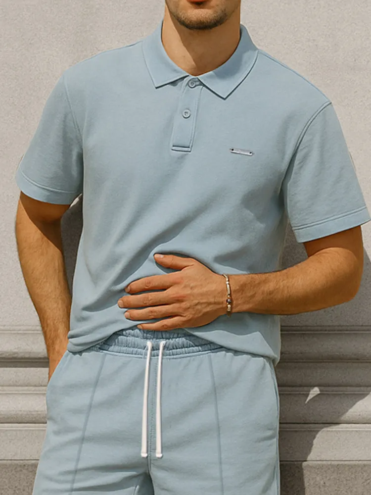 Essential Summer Polo Shirt Set sold by Coofandy product image thumbnail 3