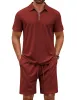 Fashion Polo Shirt Shorts Set (US Only) sold by Coofandy