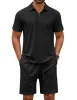 Fashion Polo Shirt Shorts Set (US Only) sold by Coofandy