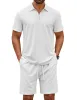 Fashion Polo Shirt Shorts Set (US Only) sold by Coofandy