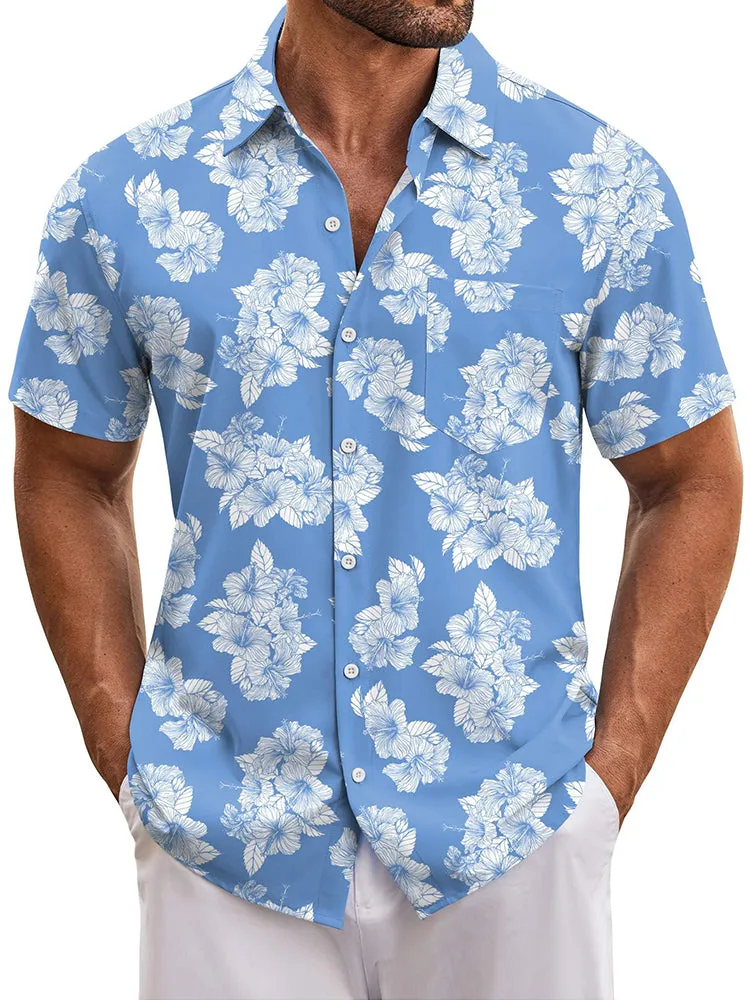 Designer Floral Hawaiian Tropical Shirt (US Only) sold by Coofandy