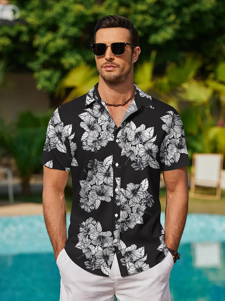 Casual Designer Printed Vacation Shirt (US Only) sold by Coofandy product image thumbnail 3