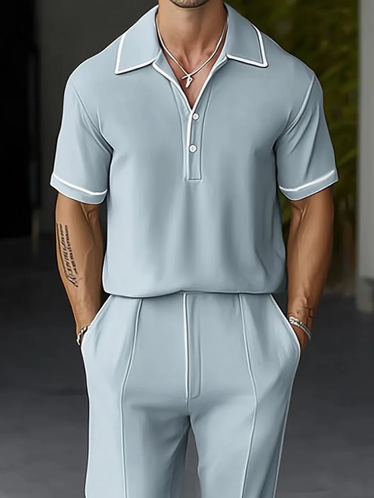 Modern Essential Polo Shirt Set sold by Coofandy product image thumbnail 3