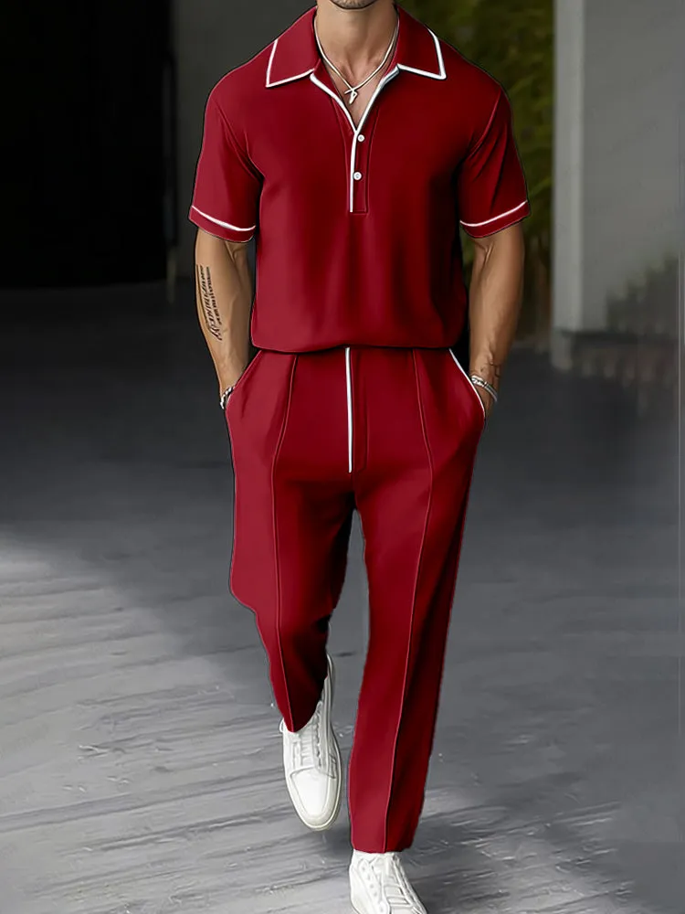 Modern Essential Polo Shirt Set sold by Coofandy product image thumbnail 2