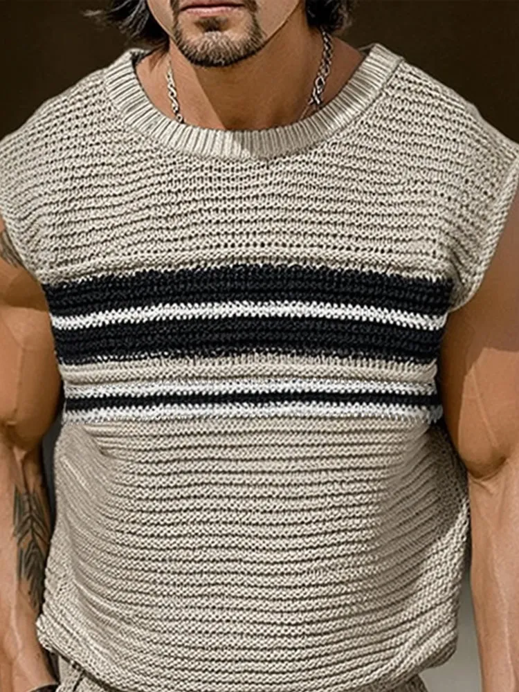 Trendy Knit Tank Top Shorts Set sold by Coofandy product image thumbnail 3