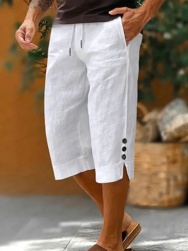 Summer Essential Cotton Capri Pants sold by Coofandy