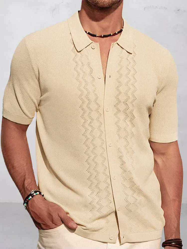 Luxury Business Casual Knit Shirt sold by Coofandy