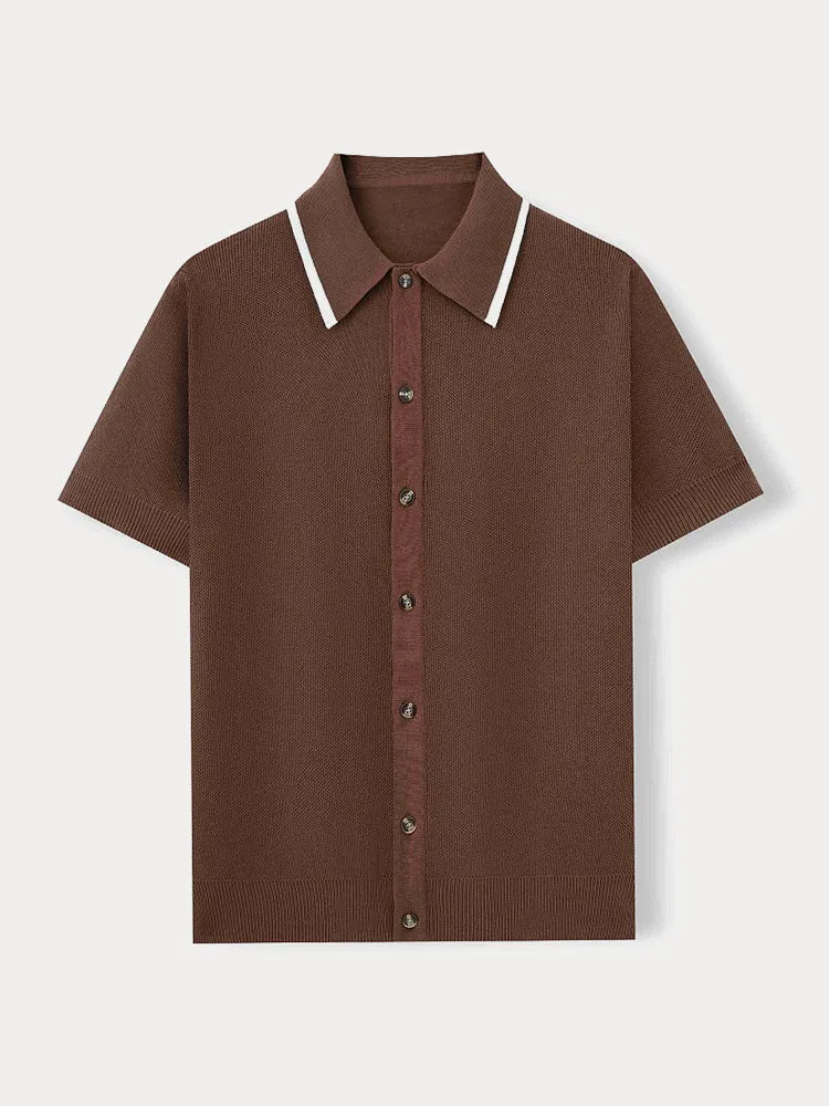 Classic Summer Fashion Knit Shirt sold by Coofandy product image thumbnail 5