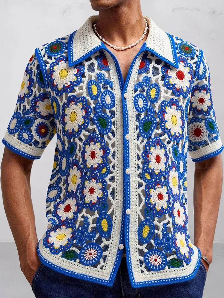 Fashion Summer Breathable Knit Shirt sold by Coofandy product image thumbnail 2