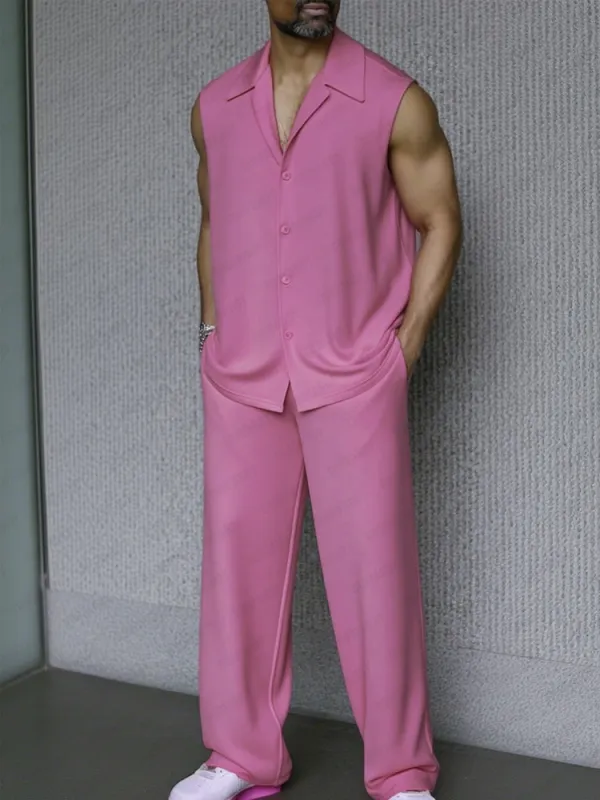 Effortless Cool Tank Top Pants Set sold by Coofandy