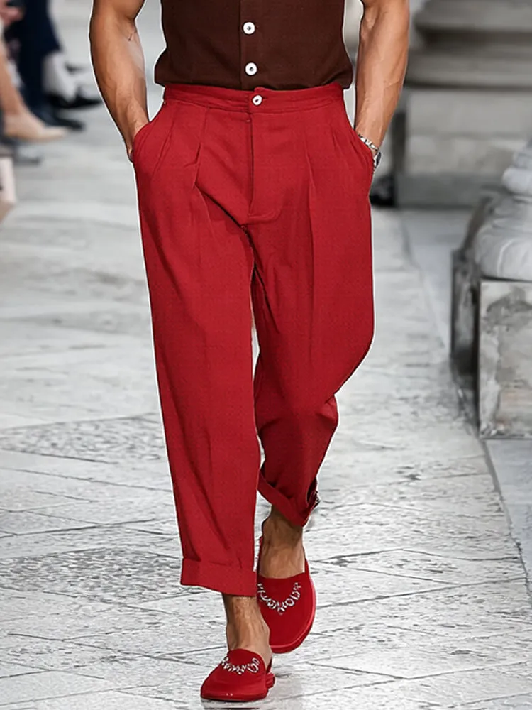 Mordern Contrast Suit Vest Pants Set sold by Coofandy product image thumbnail 4