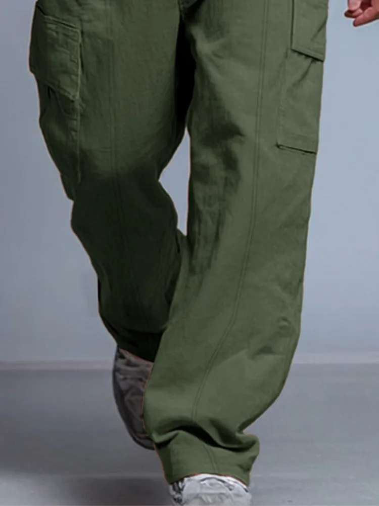 Essential Relaxed Fit Cargo Pants sold by Coofandy product image thumbnail 4