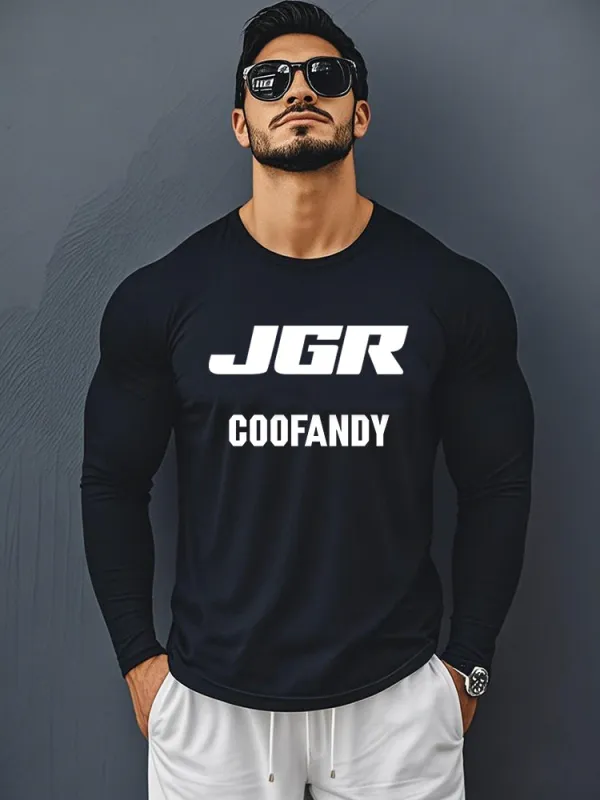 COOFANDY x JGR Athleisure Long Sleeve Tee sold by Coofandy