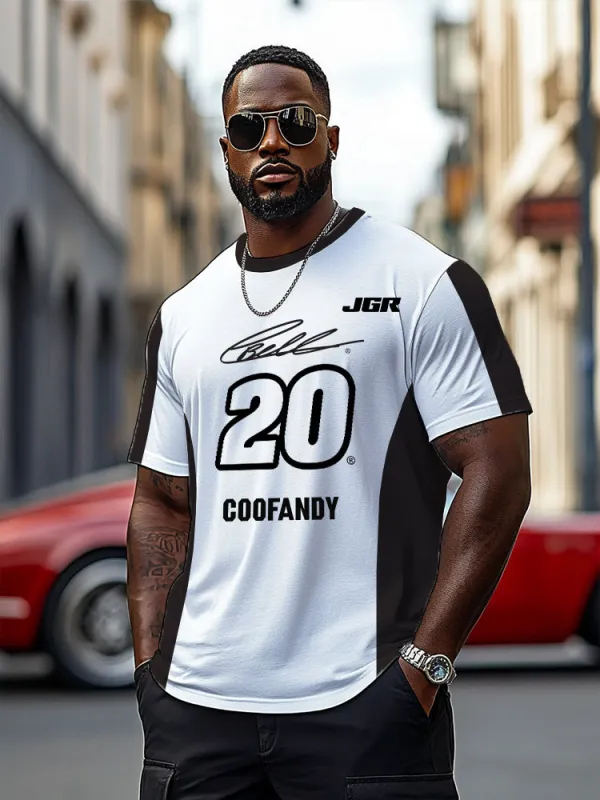 COOFANDY × JGR Signature Print Sport Tee sold by Coofandy