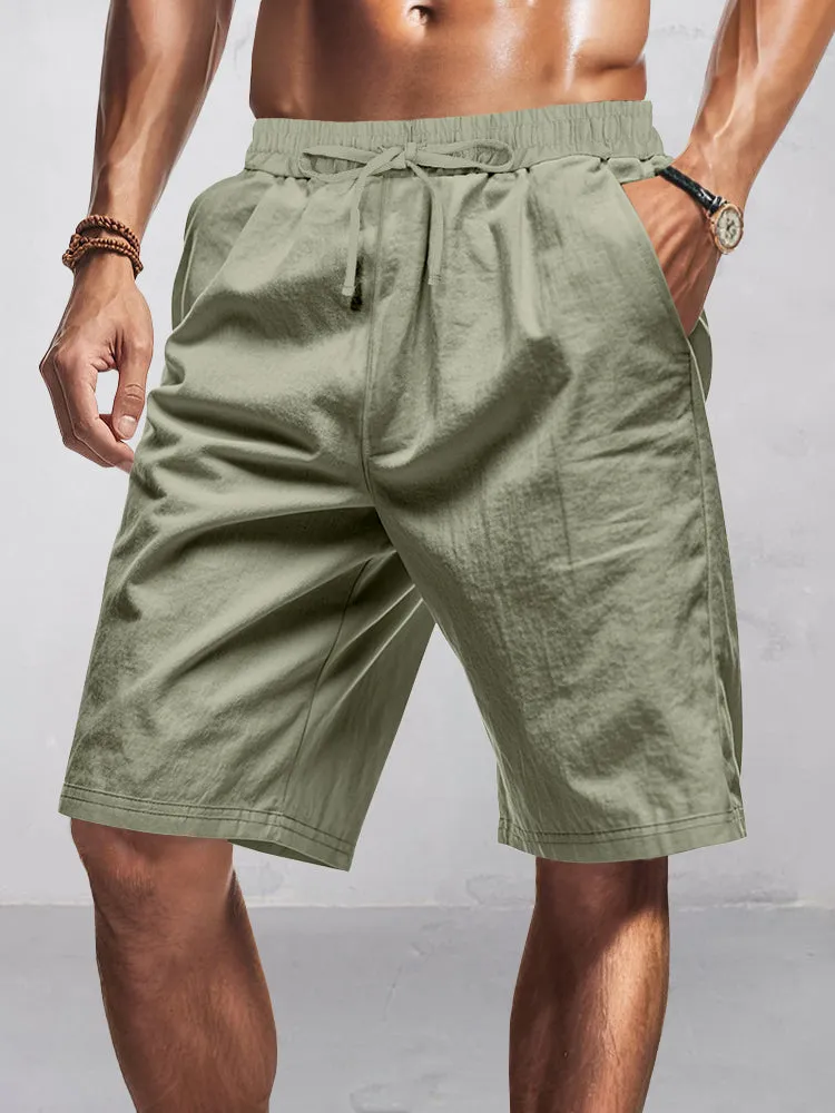 Summer Essential 100% Cotton Shorts sold by Coofandy product image thumbnail 5