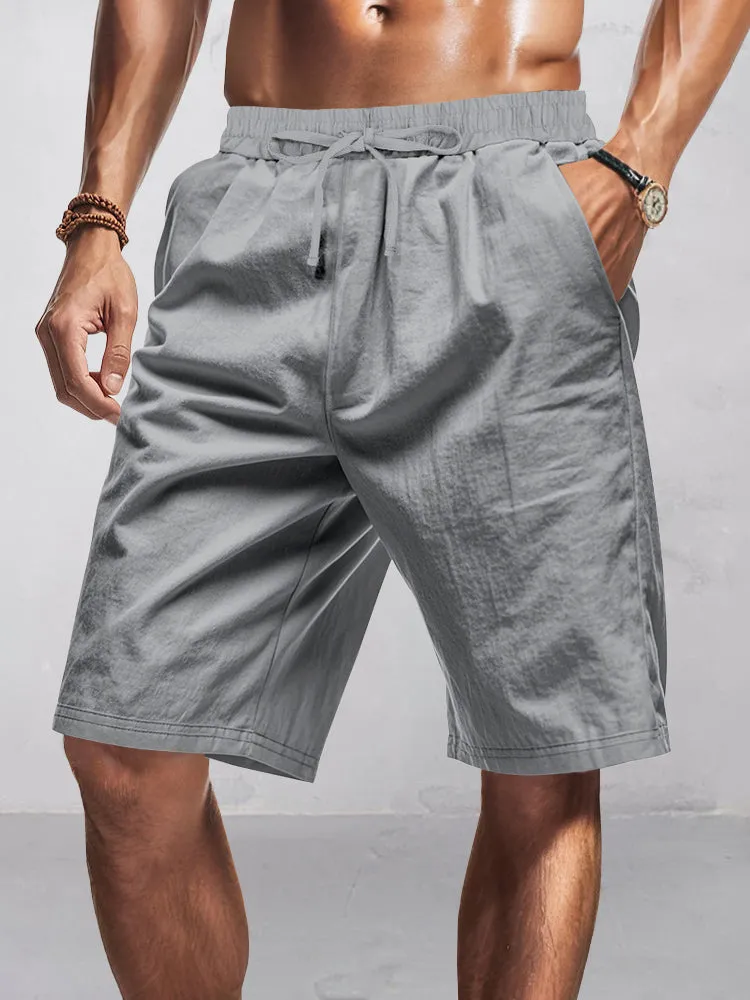 Summer Essential 100% Cotton Shorts sold by Coofandy product image thumbnail 4