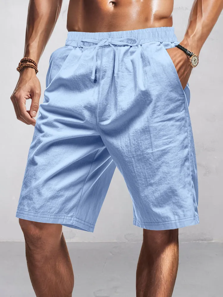 Summer Essential 100% Cotton Shorts sold by Coofandy product image thumbnail 3