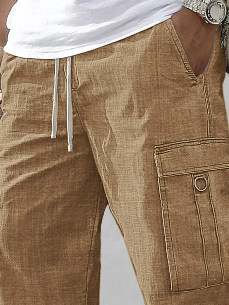 Fashion Cotton Blend Cargo Shorts sold by Coofandy product image thumbnail 3
