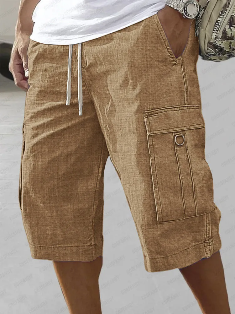 Fashion Cotton Blend Cargo Shorts sold by Coofandy