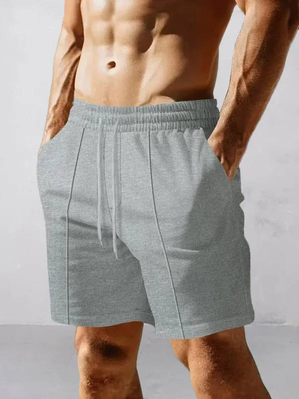 Casual Comfort Waffle Shorts sold by Coofandy
