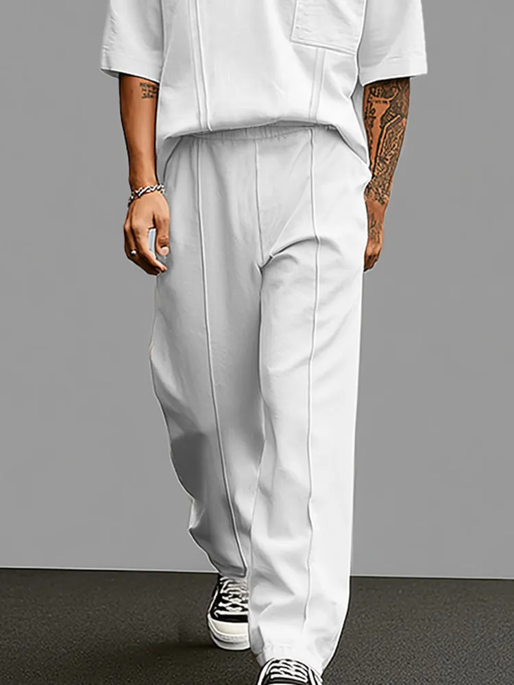 Classy Casual Polo Shirt Pants Set sold by Coofandy product image thumbnail 4