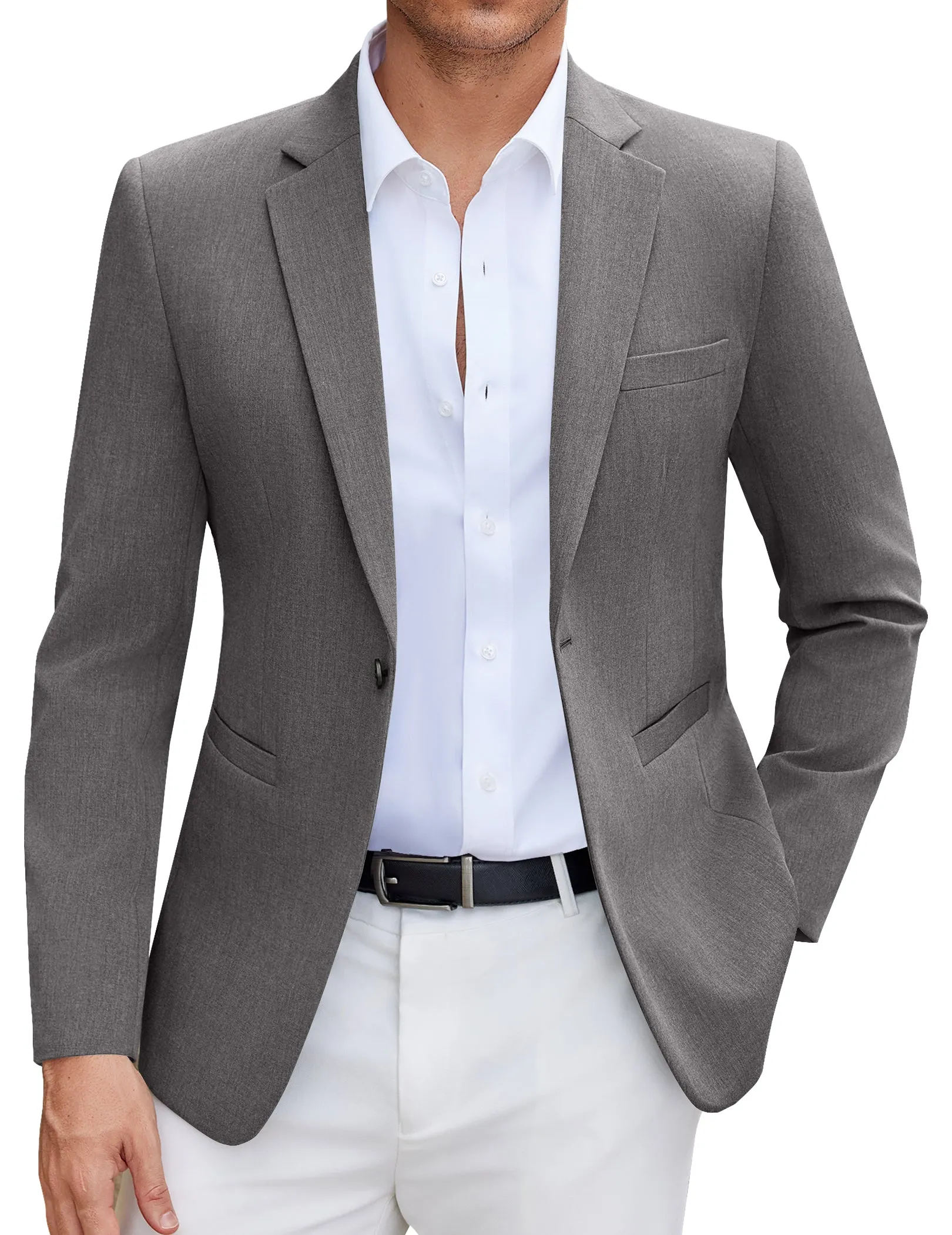 Casual Lightweight Suit Jacket (US Only) sold by Coofandy product image thumbnail 4