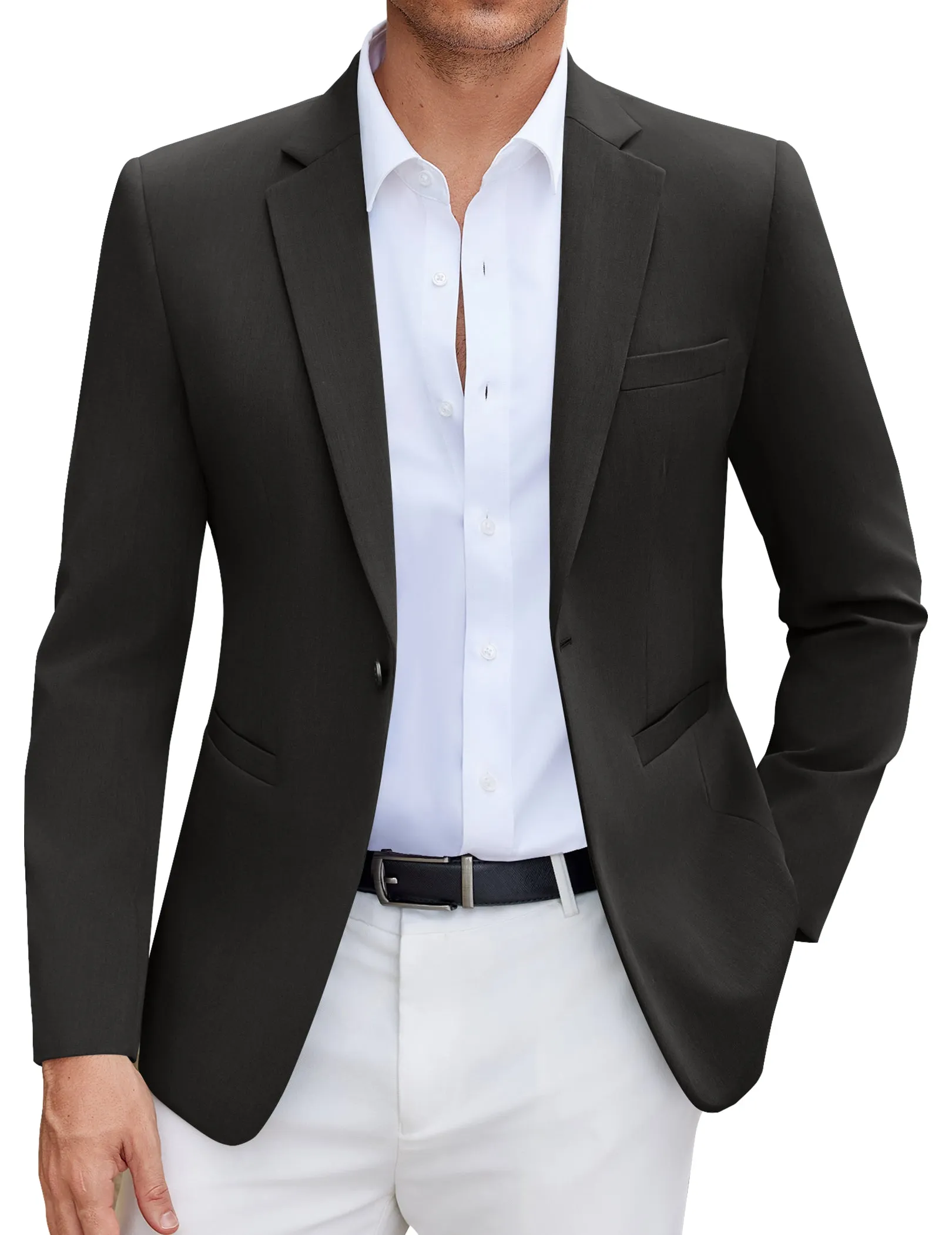 Casual Lightweight Suit Jacket (US Only) sold by Coofandy product image thumbnail 2