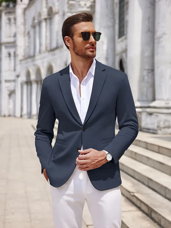 Casual Knit Two Buttons Suit Jackets (US Only) sold by Coofandy