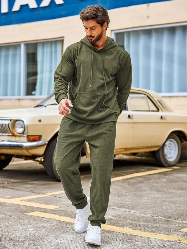 Casual Sports Hoodie Jogging Sweatsuit (US Only) sold by Coofandy
